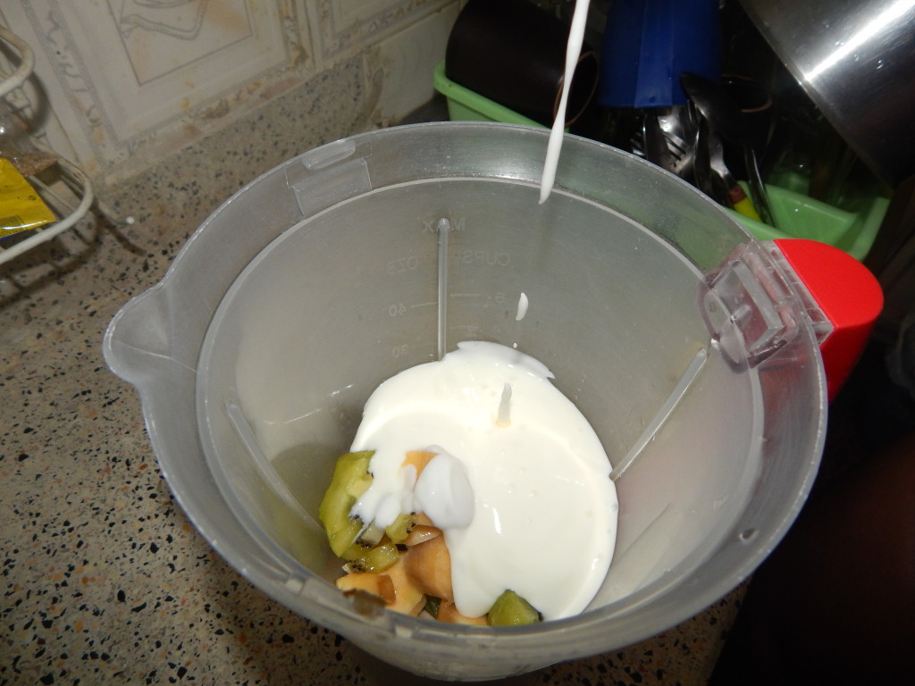 the yoghurt