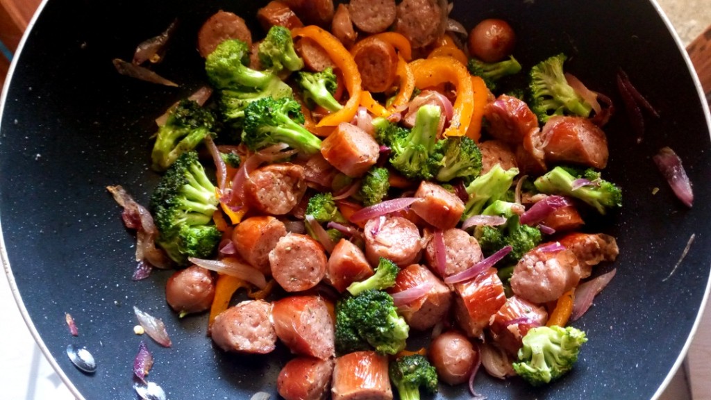 Sausage and Broccoli Stir Fry Leo Tunapika?